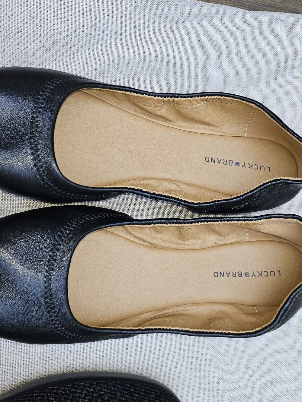 Lucky Brand Women's Black Ballet Flats